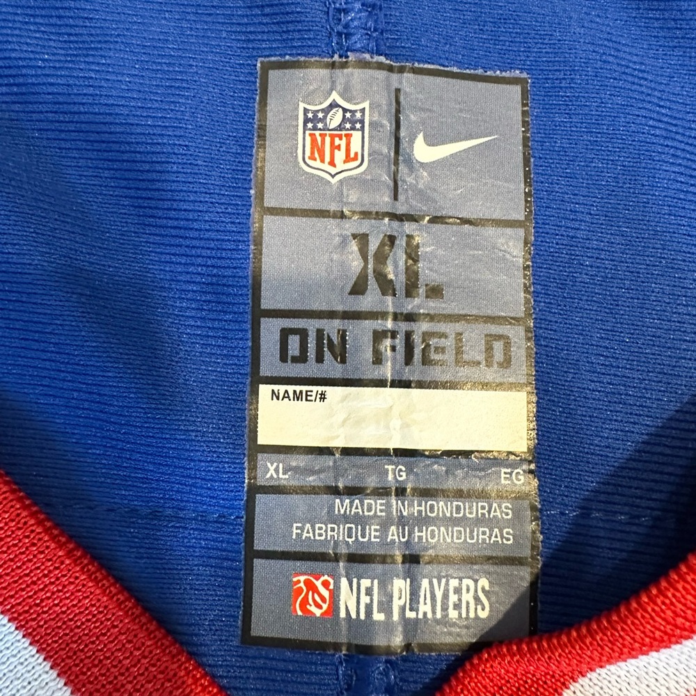 Men's New York Giant Barkley Nike Royal Classic Vapor Elite Player Jersey - Picture 9 of 13
